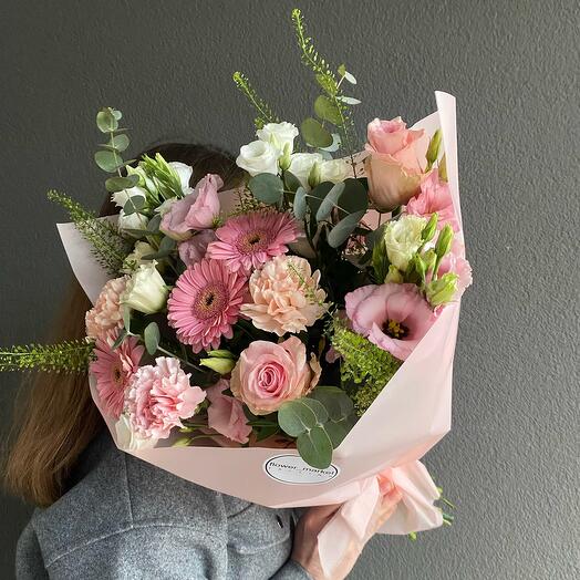 Rosa Blumenstrauß mit Gerbera