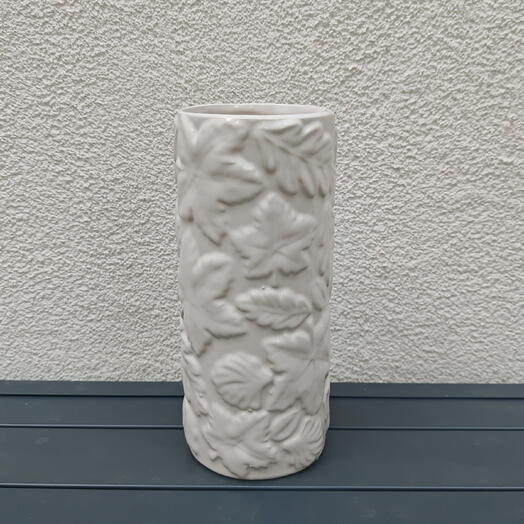 Tall Milky Vase
