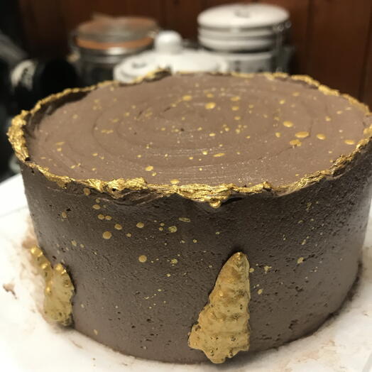 Bento Chocolate Cake with Mousse