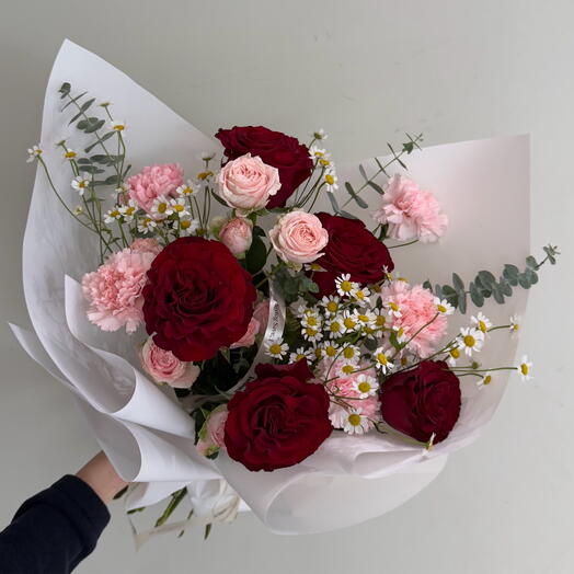 Red Velvet Hearts Size L