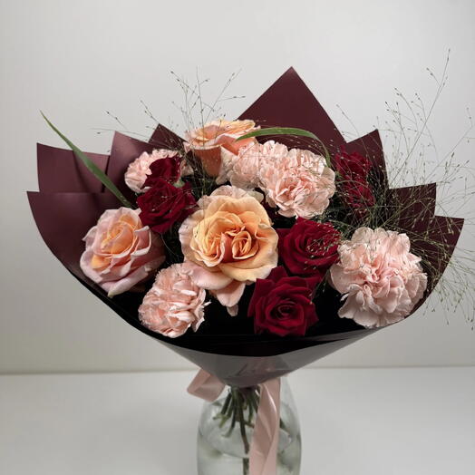 Blush and Burgundy
