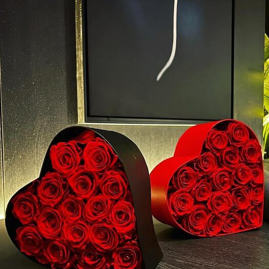 Red Heart Swarovski