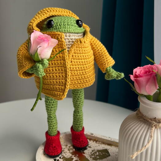 Hugo the Frog is rushing to a date.