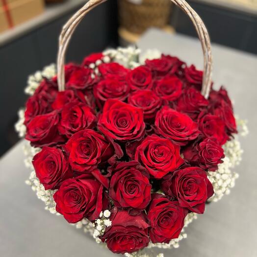 Roses in a Basket