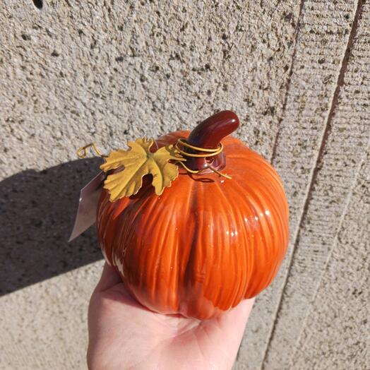 Ceramic pumpkin