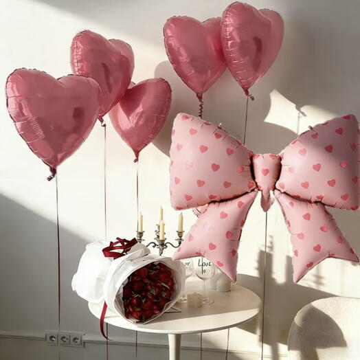 Pink Bow with Foil 💕