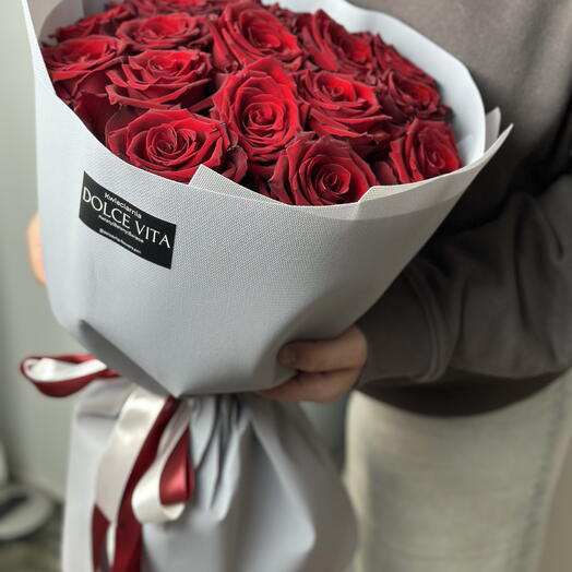 Bouquet- Red roses 19 pcs
