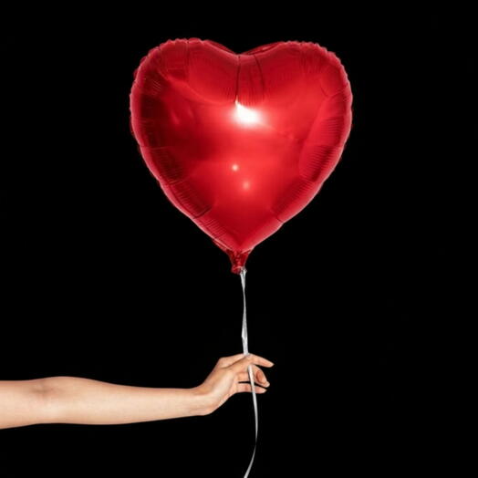 Red Heart Foil Balloon heart-shaped balloon 35 cm