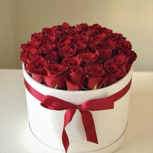 Flower box Red heart