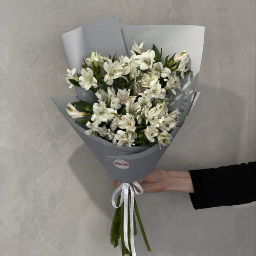 White Alstroemeria 9