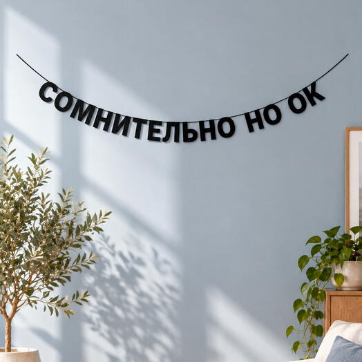 Garland "SOMNITELNO NO OK"
