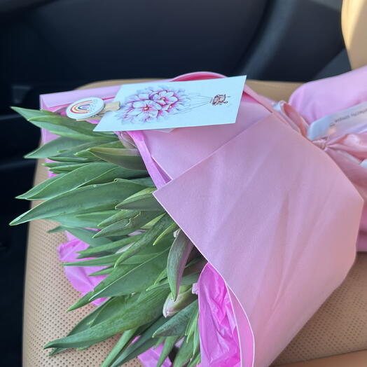 Pink tulips
