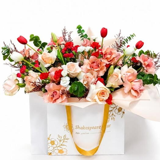 Peach Romance Bloom Bag