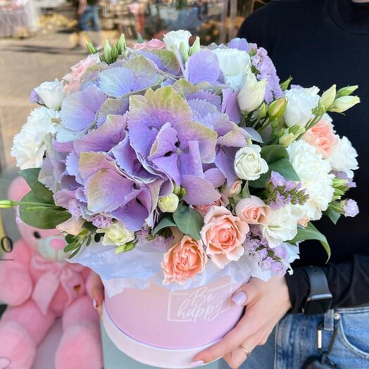 Purple flower box