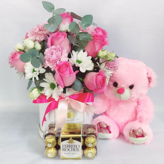 Rose Teddy Combo