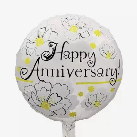 Happy Anniversary Foil Balloon