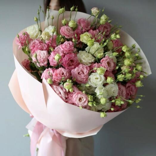 Mix bouquet of eustoma