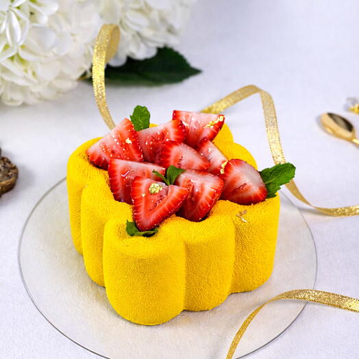 Bento cake Berry (square)