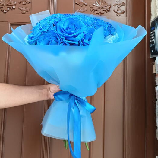 Bouquet di rose blu