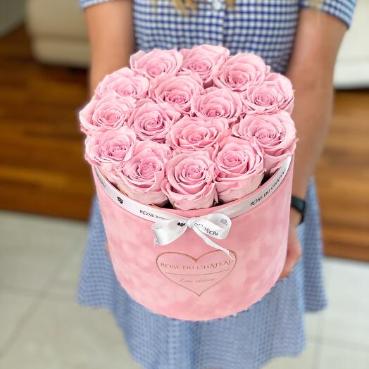 Flowers in a box eternal roses