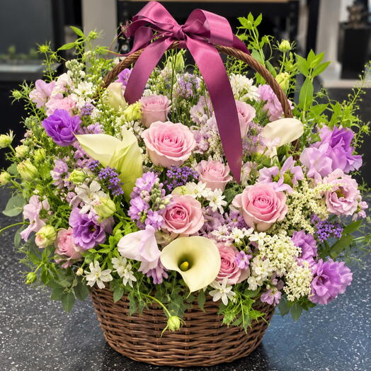 Mix flowers basket XL