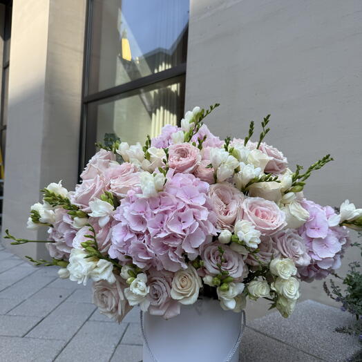 Flowers in basket