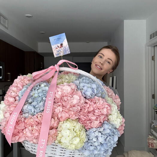 Hydrangeas Basket