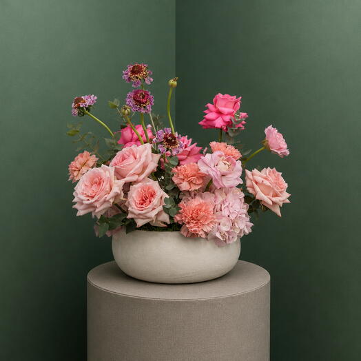 Rose Reverie Vase Arrangement