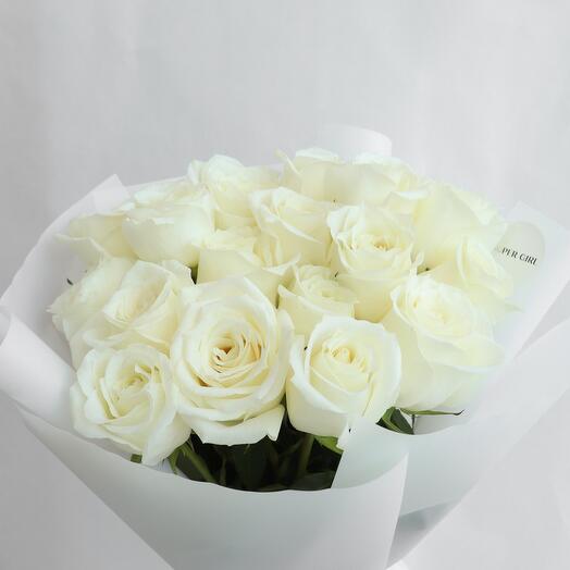 Roses white