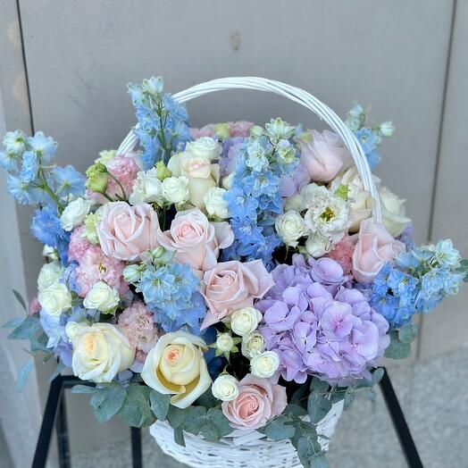 Flowers in a basket