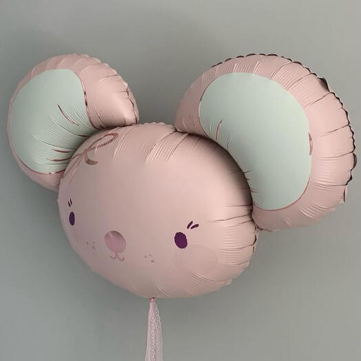 Pink mouse balloon