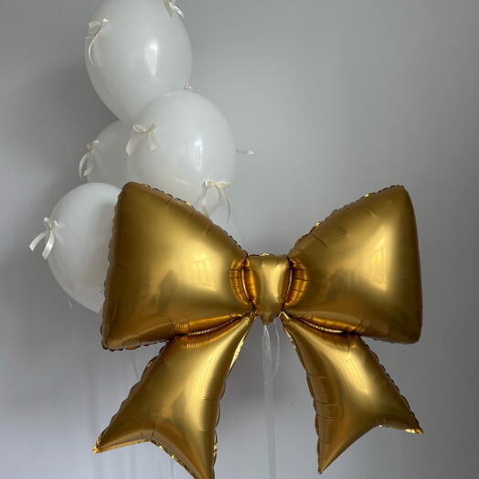 Balloons with bows