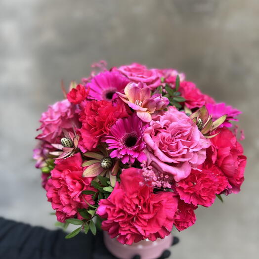 Flowerbox floral fuchsia