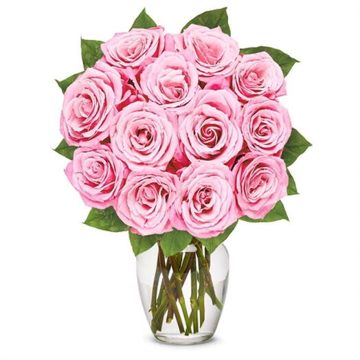 Radiant Pink Rose Bouquet