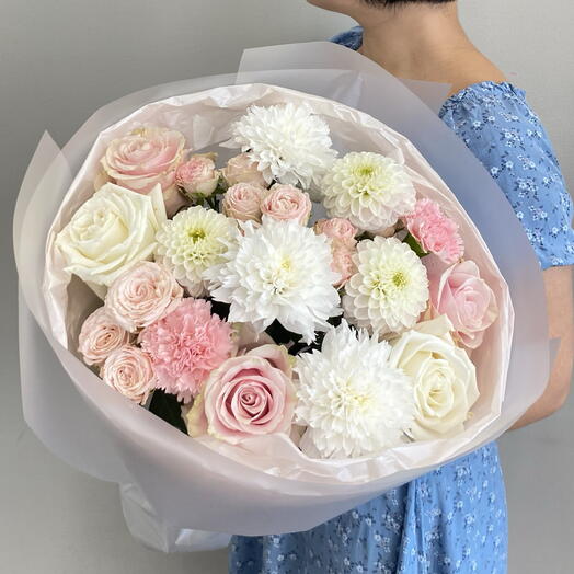 White and pink