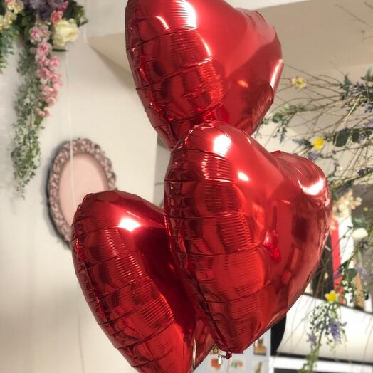 Heart Balloons (3 pcs)