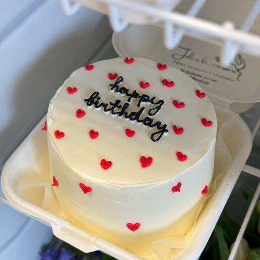 Bento heart cakes