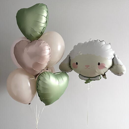 Balony urodzinowe z owieczką