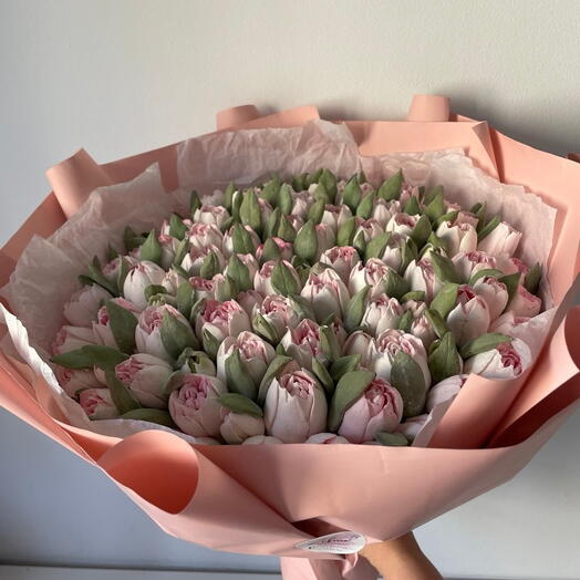 Tulpenstrauß aus Zefir XL -30 cm