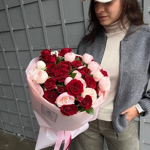 Valentine pink red