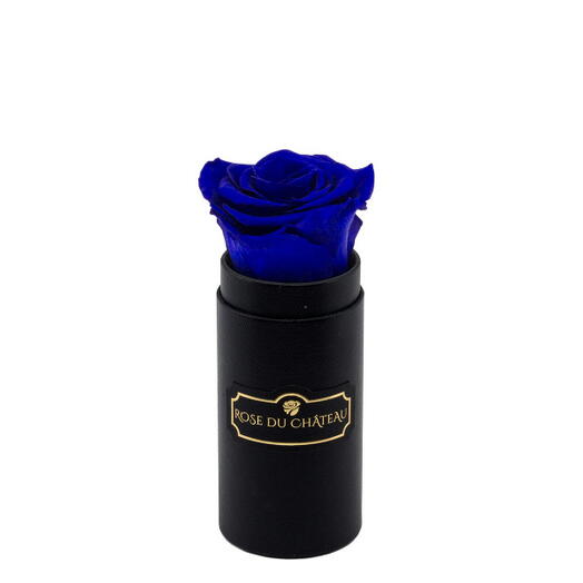 Blue Eternal Rose in a Black Mini Box