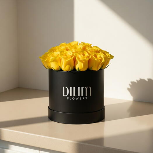 Yellow Rose Medium Box
