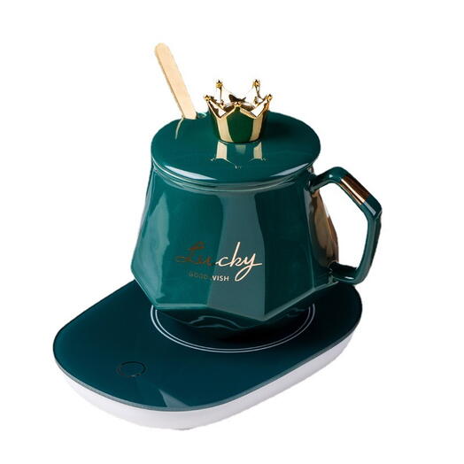 Summer vibes Crown head Coffee mug with warmer