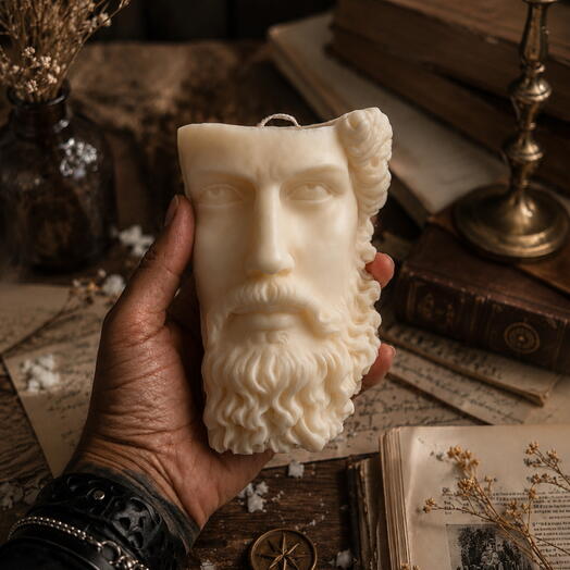 Ancient Face Candle — Olive Wax