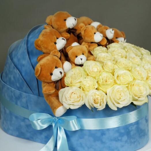 Box for baby boy