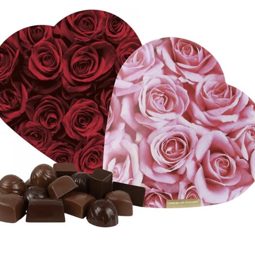 Heart Shaped  Chocolates Box  (2oz)