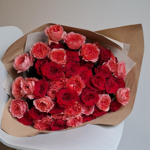 Bouquet roses 50