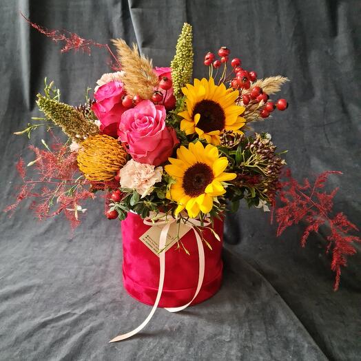 Flowers in a box