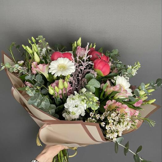Bouquet mit Liebe