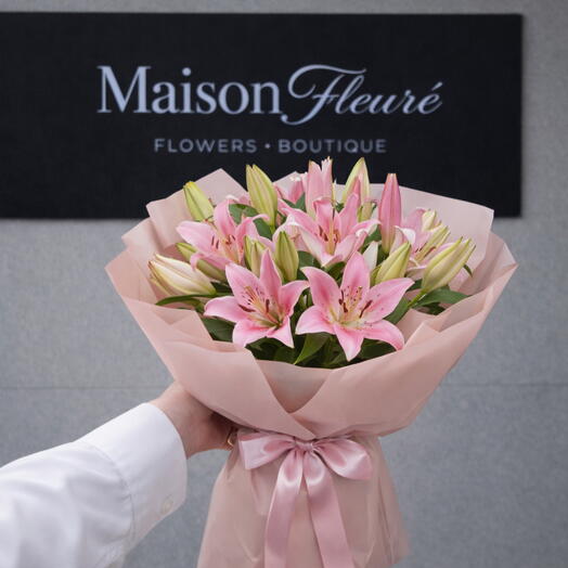 Pink lilies - 9